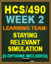 HCS/490 Week 2 Staying Relevant Simulation